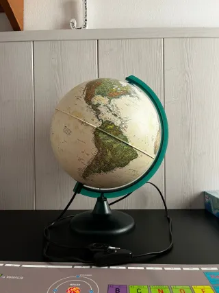 Globo terráqueo educativo