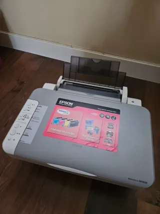 Impresora Epson Blanca y Gris