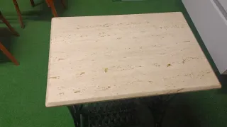 Mesa Mármol y Patas Máquina Coser Singer