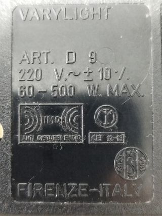 Regulador Intensidad 220V 500W