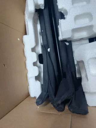 2 Sillas director plegables negras + REGALO