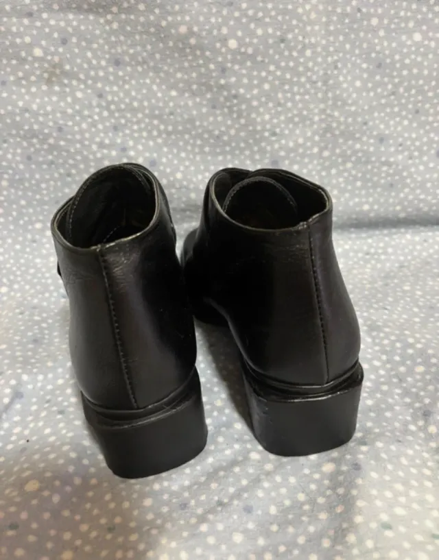 Botas de piel mujer negras