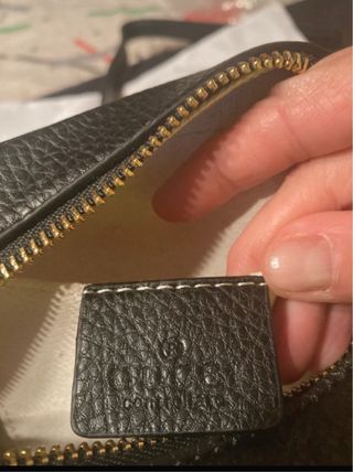 Bolso Gucci Negro Piel