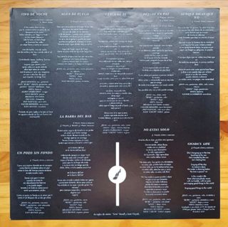 Vinilo del grupo Fuego -  Vivo de Noche, como nuev