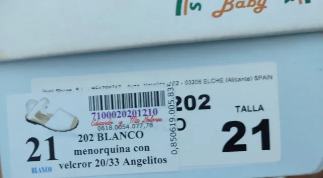 Menorquinas N° 21. Poco uso.