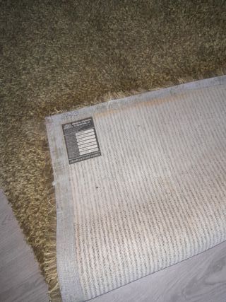 Alfombra Shaggy Beige y Marrón