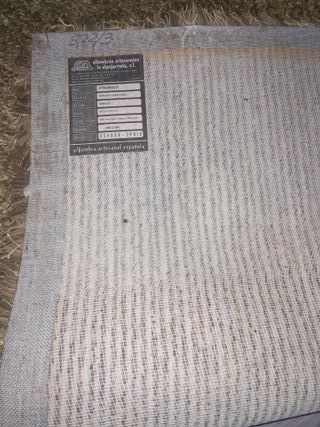 Alfombra Shaggy Beige y Marrón