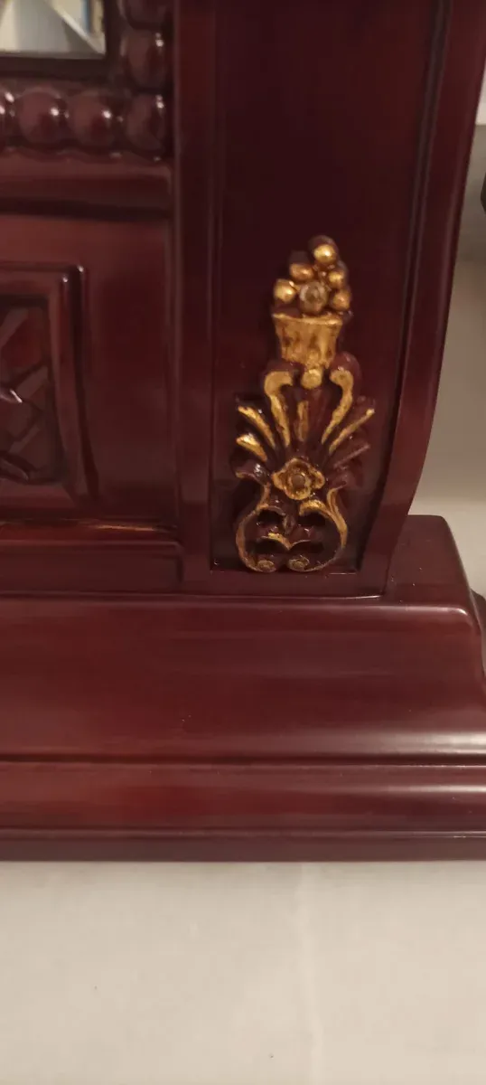 Espejo antiguo madera y cristal