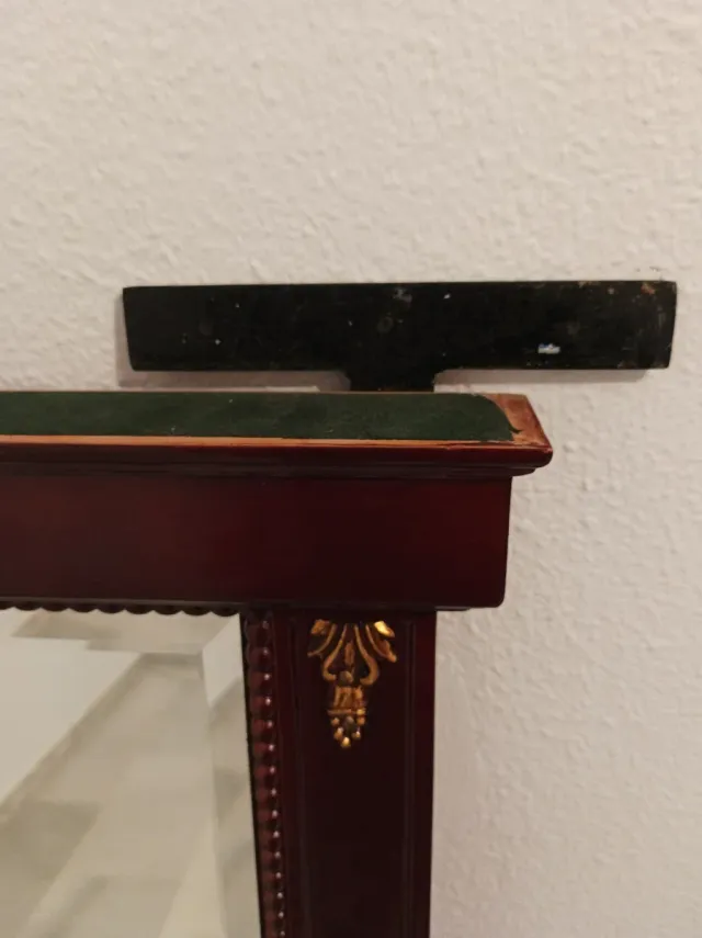 Espejo antiguo madera y cristal