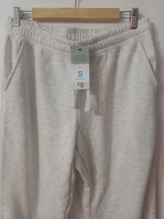 Pantalón chándal gris talla S