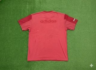 Camiseta Adidas Roja Talla M (Logo Bordado Espalda