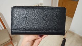 Cartera Guess Negra Cremallera