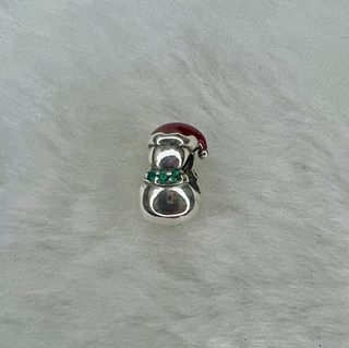 Charm Muñeco de Nieve con Gorro y Bufanda