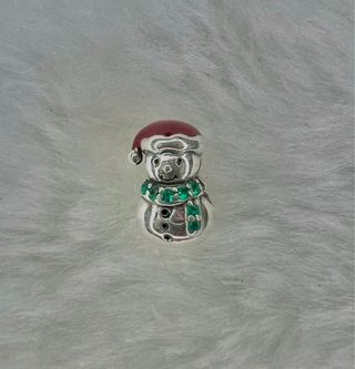 Charm Muñeco de Nieve con Gorro y Bufanda