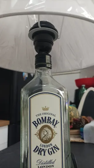 Lampada Bombay dry gin in Vetro