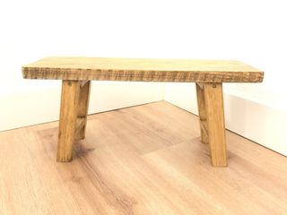 Mini banco de madera