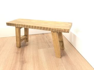 Mini banco de madera