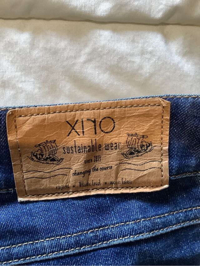 Pantalón vaquero ecológico azul