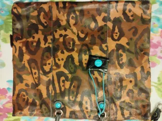 Bolso Gabs Piel Camuflaje Marrón Verde