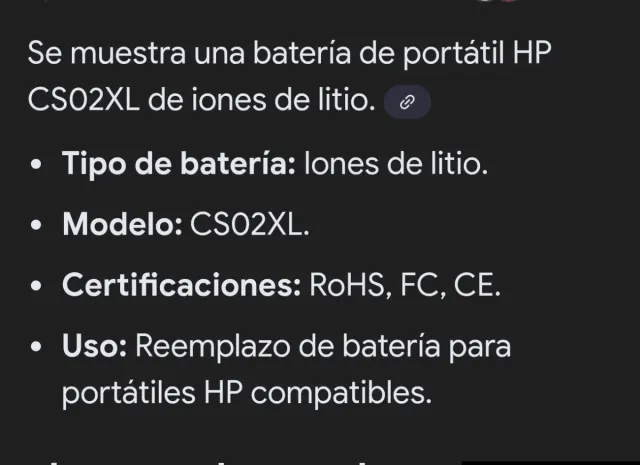 Batería portátil Profesional para portátiles HP