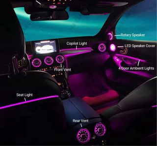Luz ambiental a medida mercedes benz