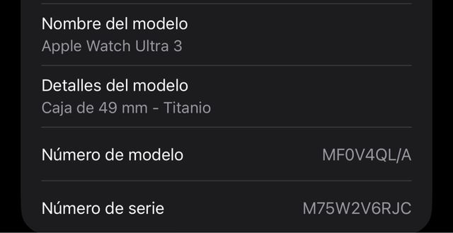 Apple Watch Ultra 3 nero