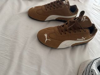 Deportivas Puma Marrones y Blancas