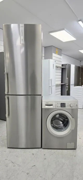 Pack Frigorífico + Lavadora Inox