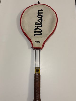 Raqueta Vintage Wilson T2000. Años 70.