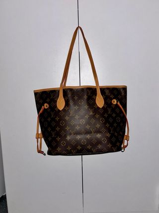 Classic Bolso Louis Vuitton Marrón Interior Rojo