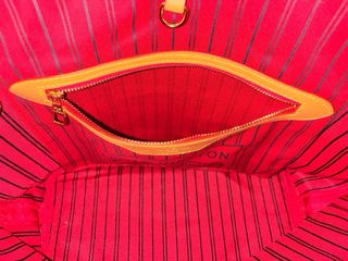 Classic Bolso Louis Vuitton Marrón Interior Rojo