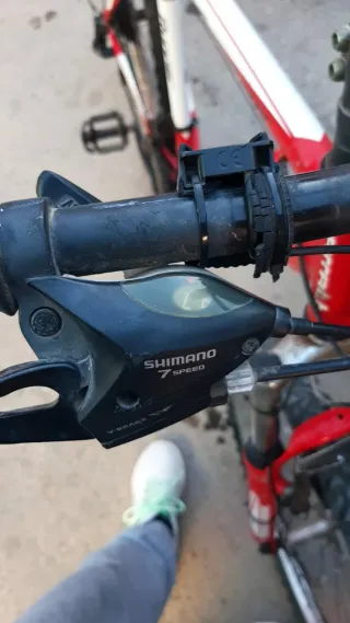 Lote de bicicletas una plegable y roja