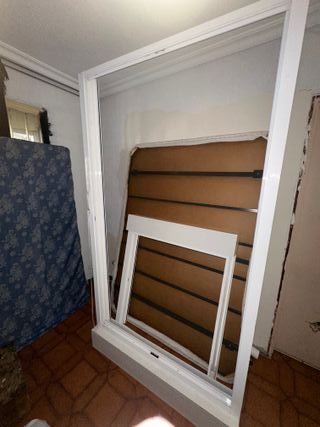 Balconera con persianas