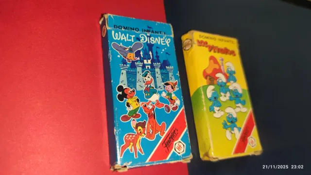 Dominó Infantil Fournier Walt Disney y Los Pitufos
