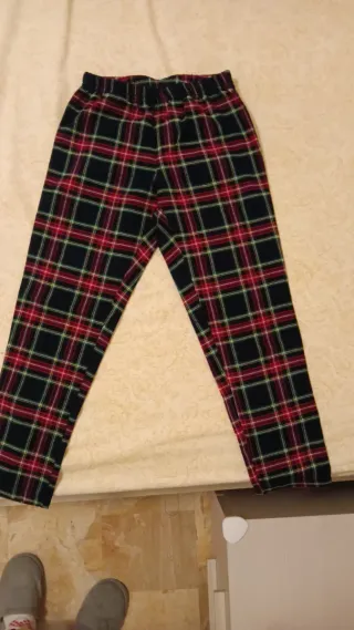 Pigiama bambina natalizio a quadri