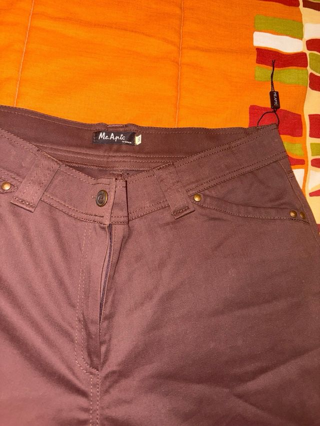 Pantalón Me.aptc Marrón Mujer