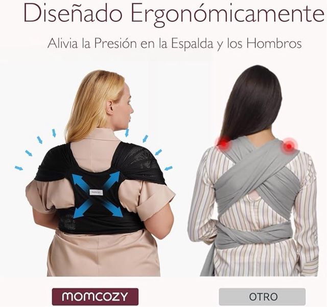 Fular portabebé nero MAI USATO