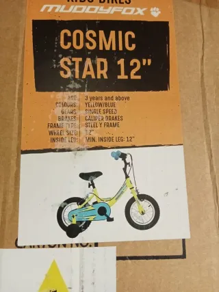 Bicicleta Infantil Muddyfox Cosmic Star 12