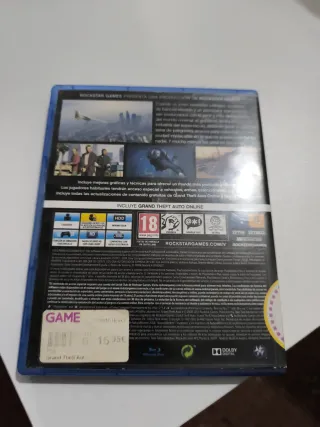 Juego PS4 Grand Theft Auto V