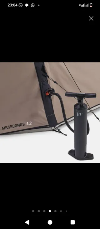 Tienda de campaña hinchable de polialgodón