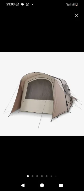 Tienda de campaña hinchable de polialgodón