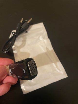 NUEVO mini adaptador HDMI a VGA con audio jack