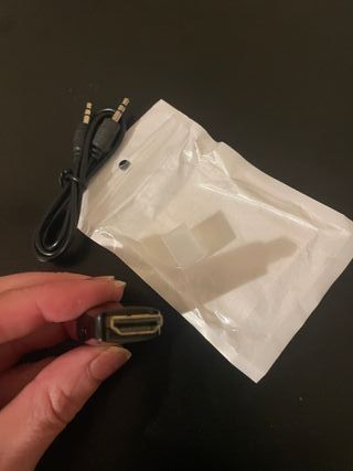 NUEVO mini adaptador HDMI a VGA con audio jack