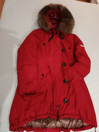 Parka Dichi Mujer Roja con Capucha