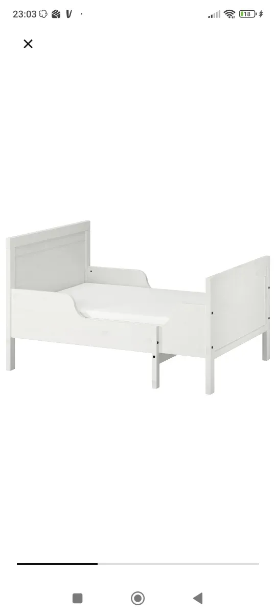 Cama infantil extensible Ikea
