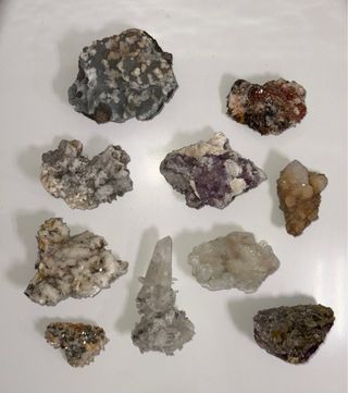 Lotto di 10 minerali