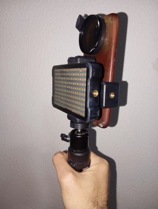 Kit fotografía móvil: luz, lente y trípode