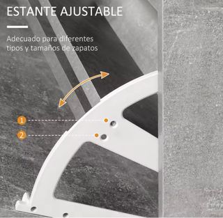 Mueble de entrada gris nuevo sin abrir