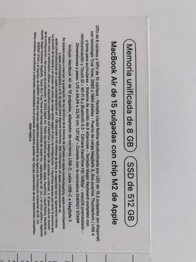 MacBook Air 15’ 2023