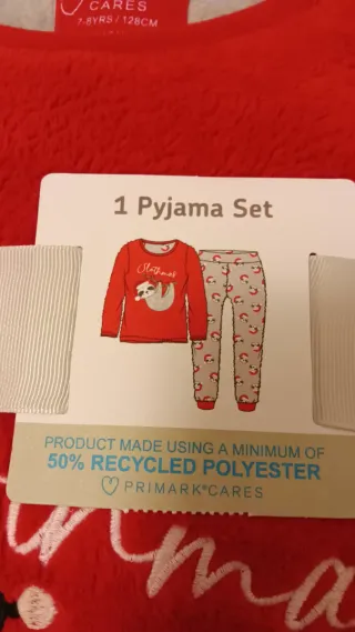 Pigiama pile Primark 7-8 anni